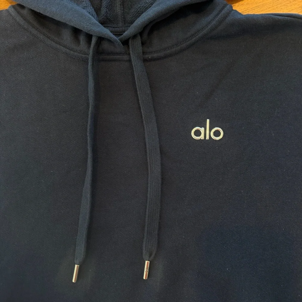 ALO Accolade Navy Blue Hoodie - Picture 2 of 3